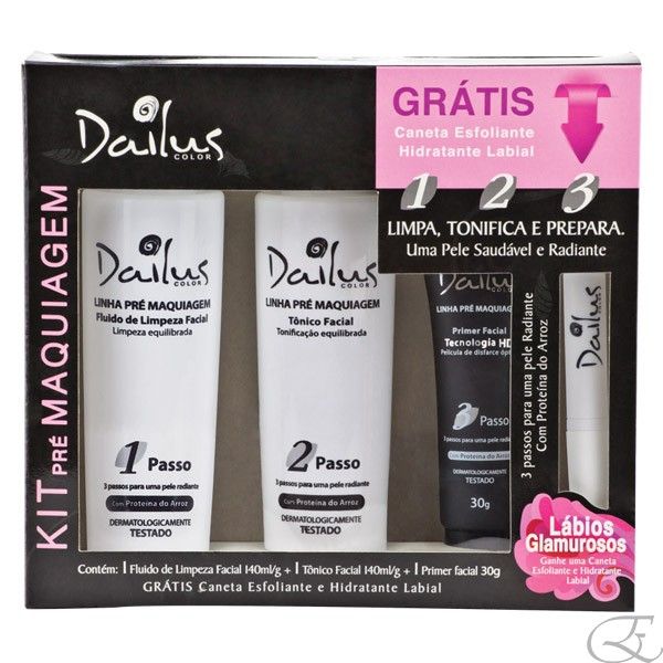 Kit Pré-Maquiagem Dailus Color