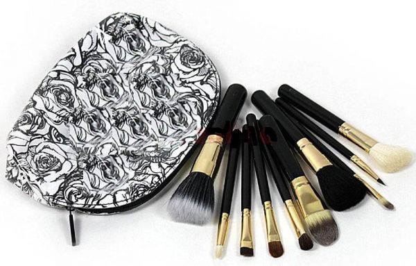 Conjunto 10 Pincéis Réplicas MAC Floral